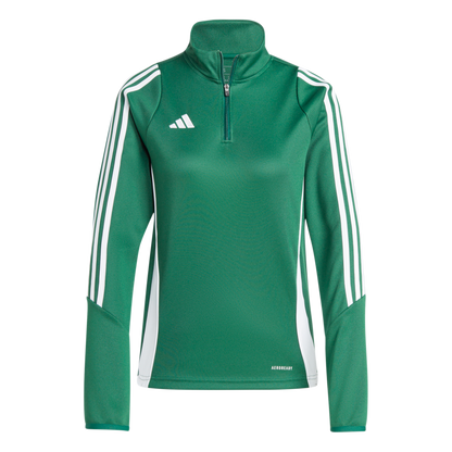 ADIDAS Tiro 24 Trainingsoberteil Damen (team dark green/white) - Front View