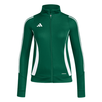 ADIDAS Tiro 24 Trainingsjacke Damen (team dark green/white) - Front View