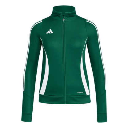 ADIDAS Tiro 24 Trainingsjacke Damen (team dark green/white) - Front View