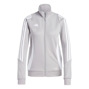 ADIDAS Tiro 24 Trainingsjacke Damen (team mid grey/white) - Front View