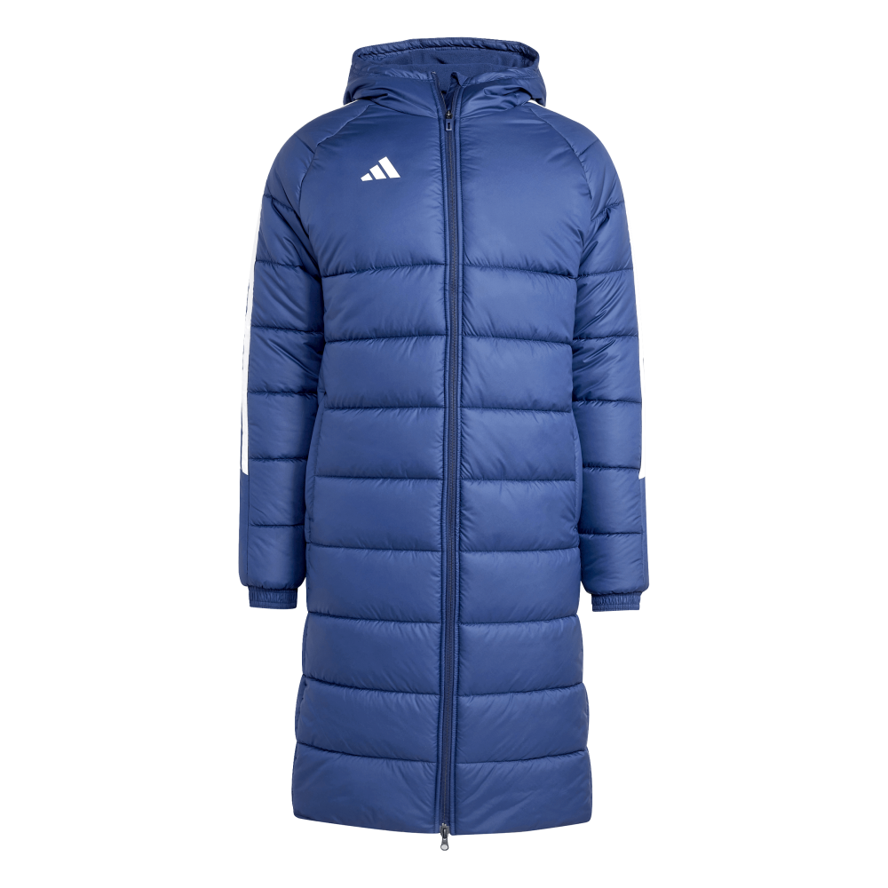 ADIDAS Tiro 24 Long Mantel Herren (team navy blue/white) - Front Center View
