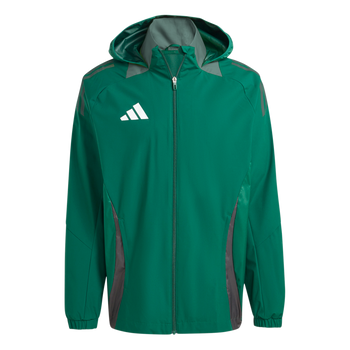 ADIDAS Tiro 24 Competition All-Weather Jacke Herren (team dark green) - Front View
