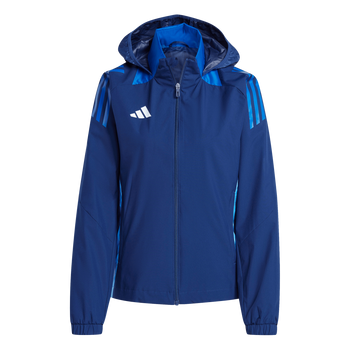 ADIDAS Tiro 24 Competition All-Weather Jacke Damen (team navy blue 2) - Front View