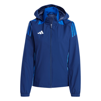 ADIDAS Tiro 24 Competition All-Weather Jacke Damen (team navy blue 2) - Front View