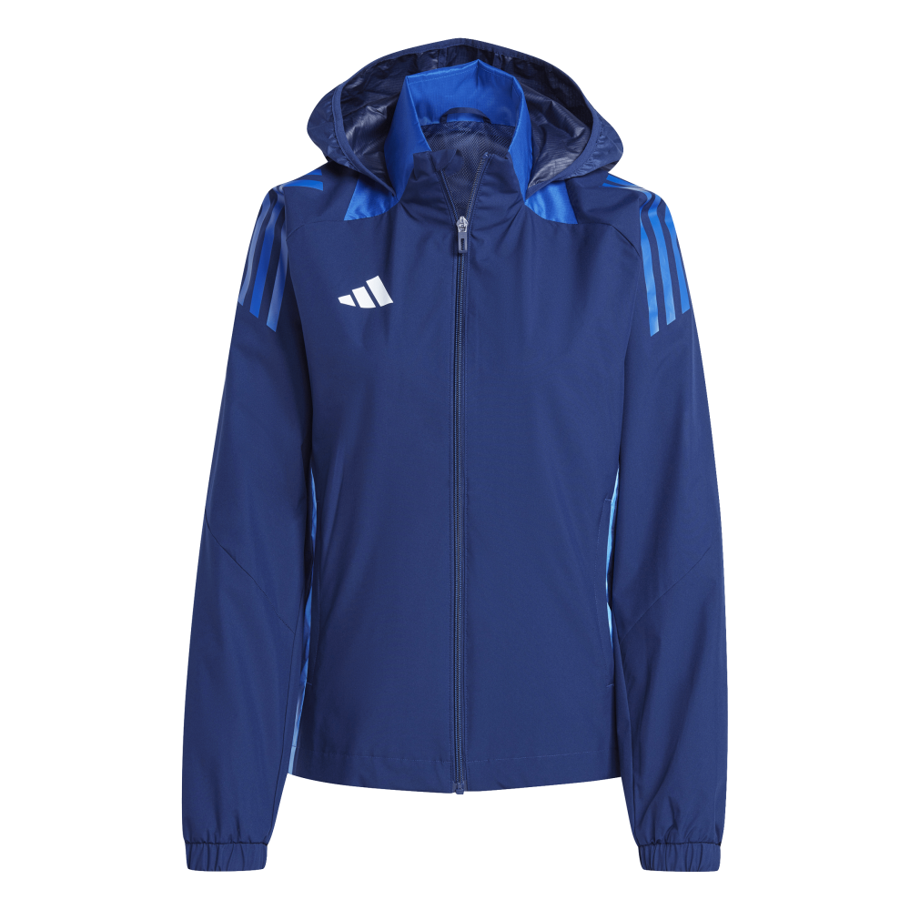 ADIDAS Tiro 24 Competition All-Weather Jacke Damen (team navy blue 2) - Front Center View