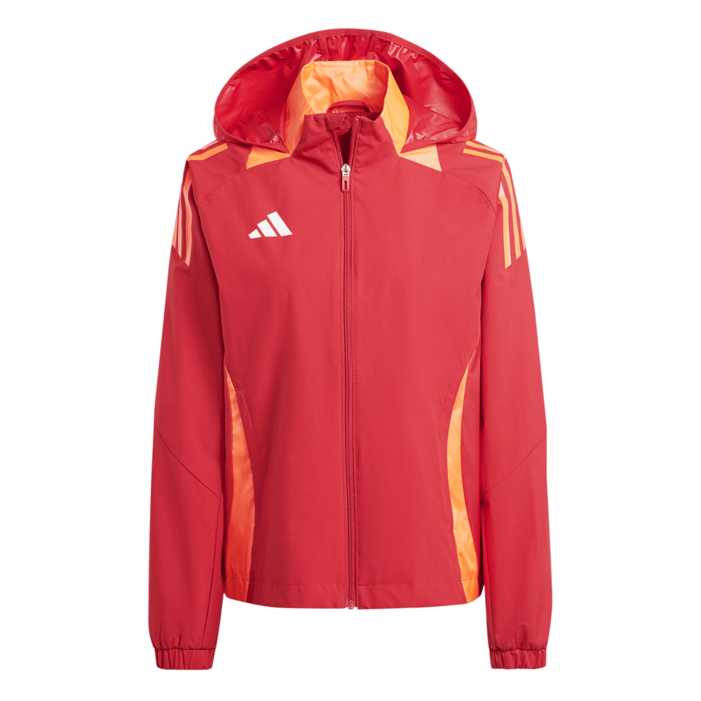 ADIDAS Tiro 24 Competition All-Weather Jacke Damen (team power red 2) - Front View