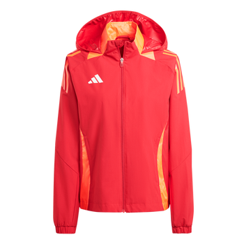ADIDAS Tiro 24 Competition All-Weather Jacke Damen (team power red 2) - Front Center View