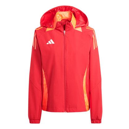 ADIDAS Tiro 24 Competition All-Weather Jacke Damen (team power red 2) - Front Center View