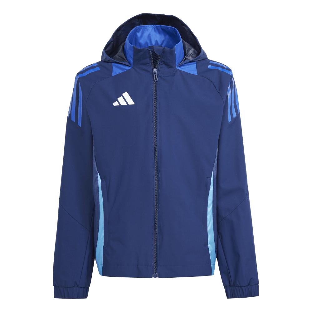 ADIDAS Tiro 24 Competition All-Weather Kids Jacke (team navy blue 2) - Front View