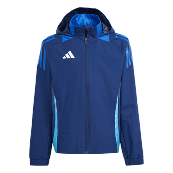 ADIDAS Tiro 24 Competition All-Weather Kids Jacke (team navy blue 2) - Front View