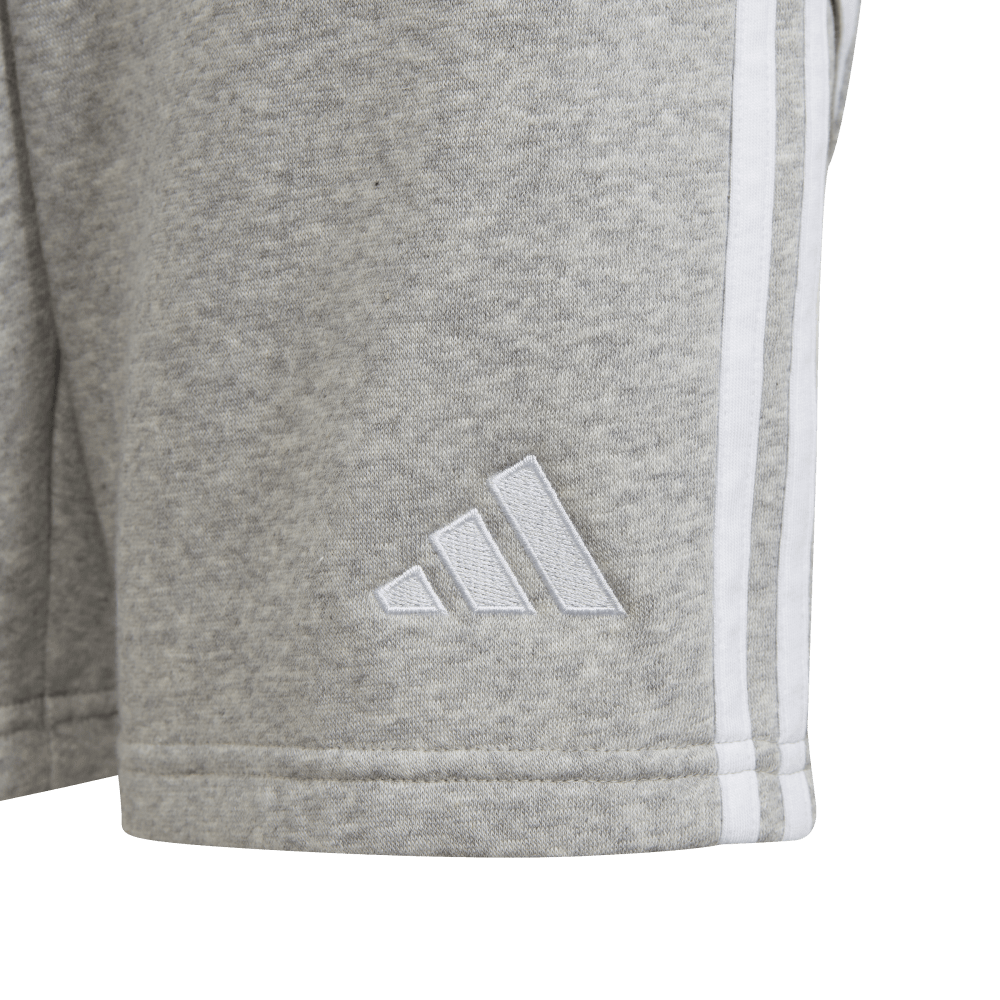 ADIDAS Tiro 24 Kids Sweat Shorts (medium grey heather/white) - Detail View 1