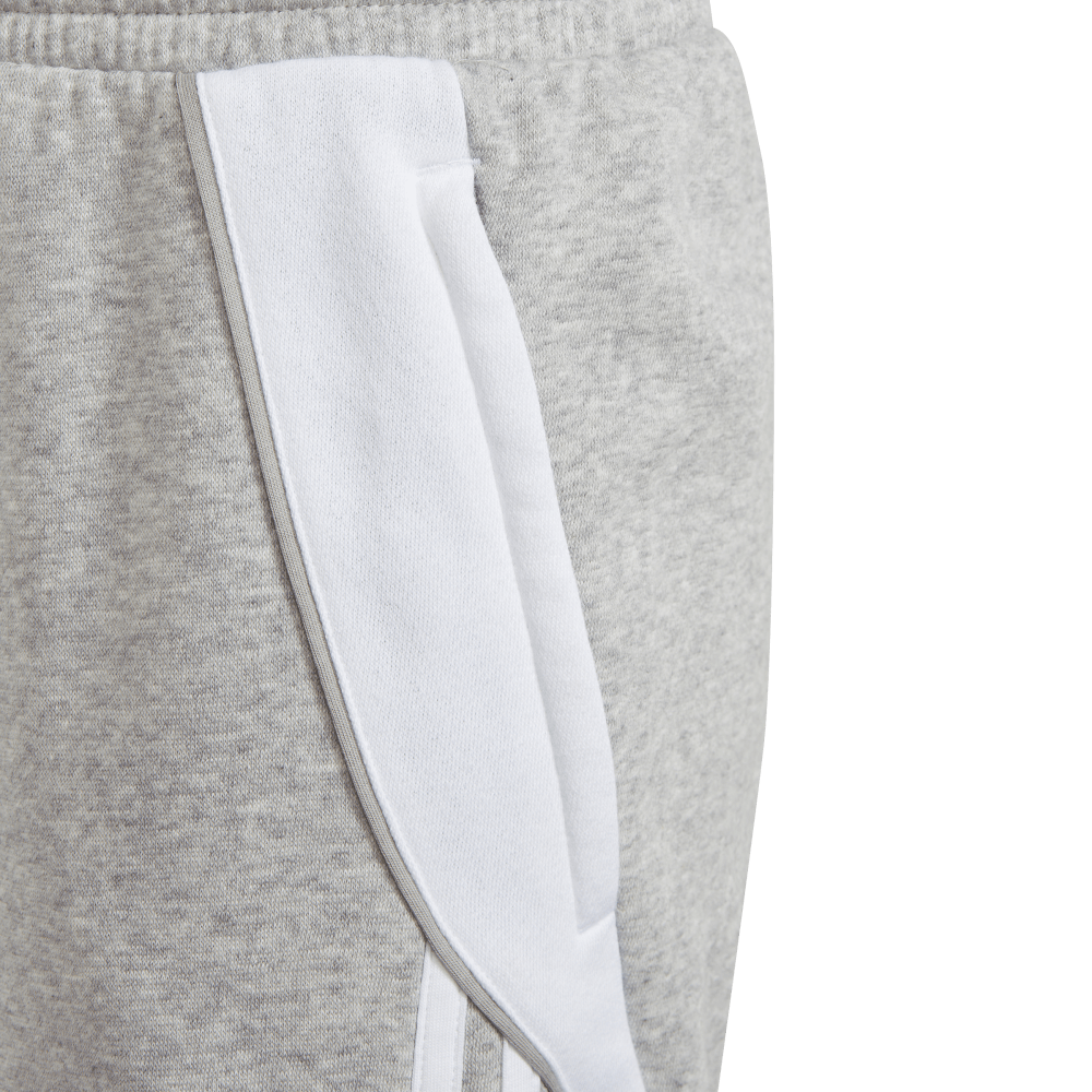 ADIDAS Tiro 24 Kids Sweat Shorts (medium grey heather/white) - Detail View 2