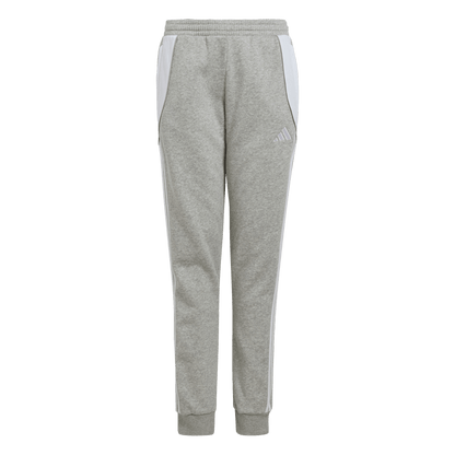 ADIDAS Tiro 24 Kids Jogginghose (medium grey heather/white) - Front View