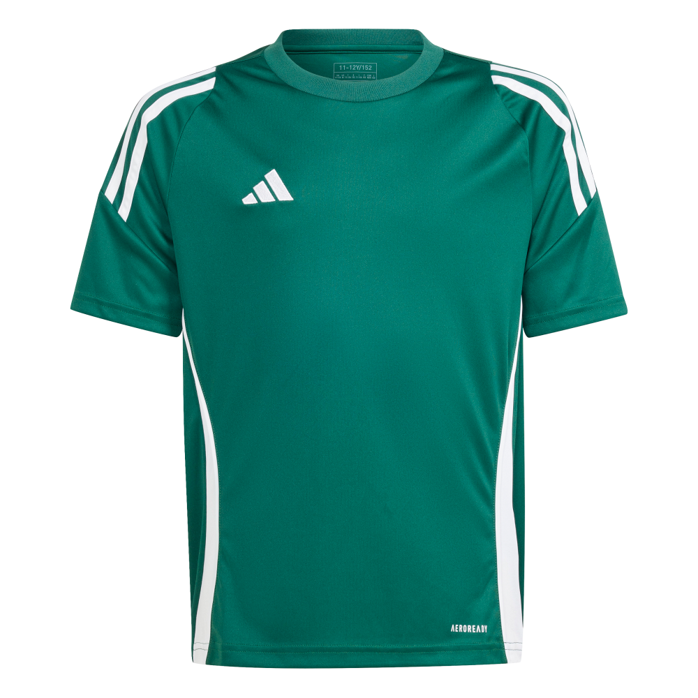 ADIDAS Tiro 24 Kids Trikot (team dark green/white) - Front View