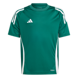 ADIDAS Tiro 24 Kids Trikot (team dark green/white) - Front View