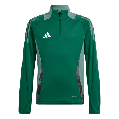 ADIDAS Tiro 24 Competition Kids Trainingsoberteil (team dark green) - Front View