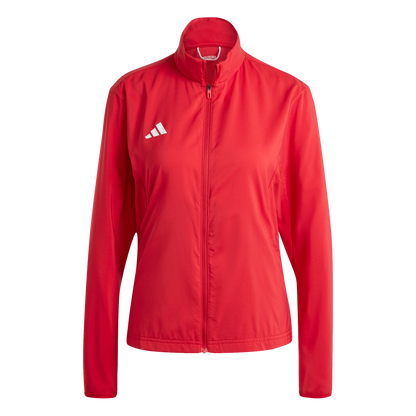 ADIDAS Adizero Essentials Laufjacke Damen (team power red 2) - Front View