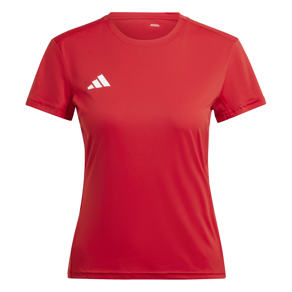 ADIDAS Adizero Essentials Running T-Shirt Damen (team power red 2) - Front View