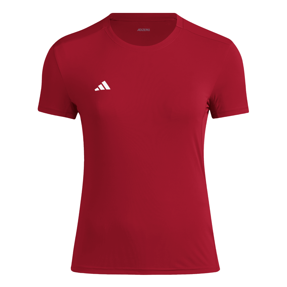 ADIDAS Adizero Essentials Running T-Shirt Damen (team power red 2) - Front View