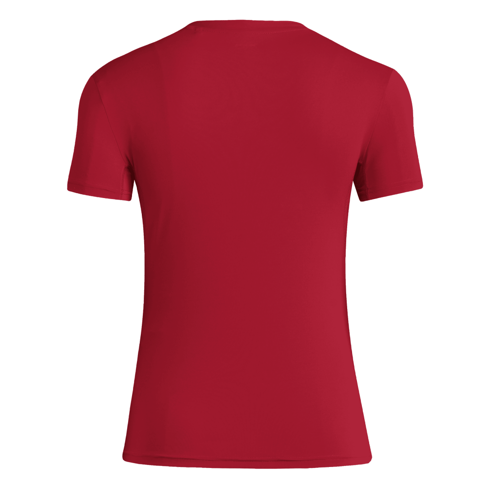 ADIDAS Adizero Essentials Running T-Shirt Damen (team power red 2) - Back Center View
