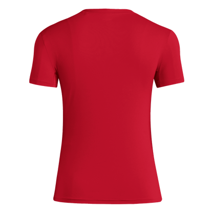 ADIDAS Adizero Essentials Running T-Shirt Damen (team power red 2) - Back Center View