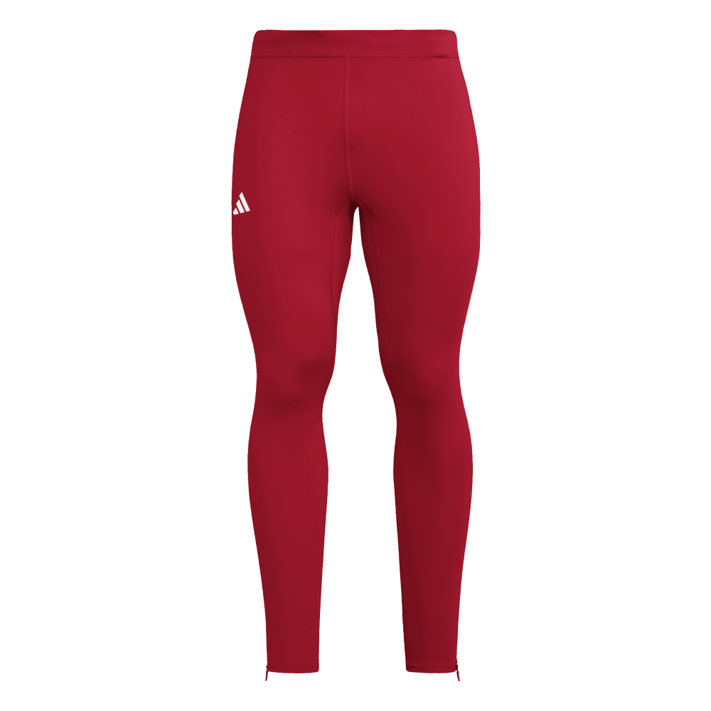 ADIDAS Adizero Essentials Lange Laufleggings Herren (team power red 2) - Front View