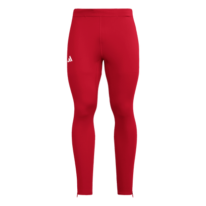 ADIDAS Adizero Essentials Lange Laufleggings Herren (team power red 2) - Front View
