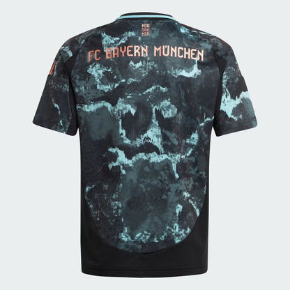 Adidas FC Bayern München 25 Auswärtstrikot Kinder Schwarz