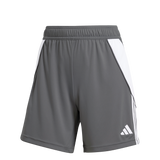 ADIDAS Tiro 24 Shorts Damen (team mid grey/white) - Front View