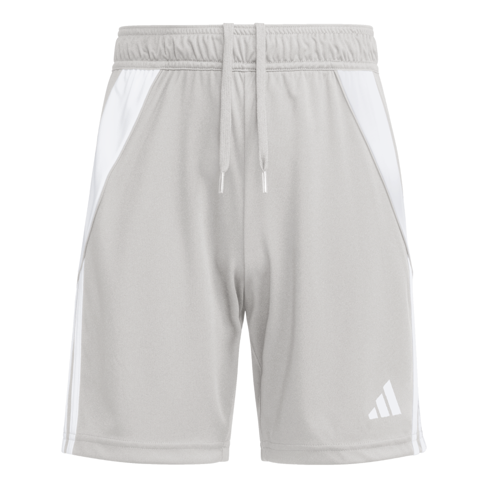 ADIDAS Tiro 24 Kids Shorts (team mid grey/white) - Front View