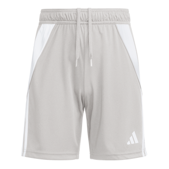 ADIDAS Tiro 24 Kids Shorts (team mid grey/white) - Front View