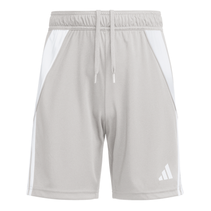 ADIDAS Tiro 24 Kids Shorts (team mid grey/white) - Front View