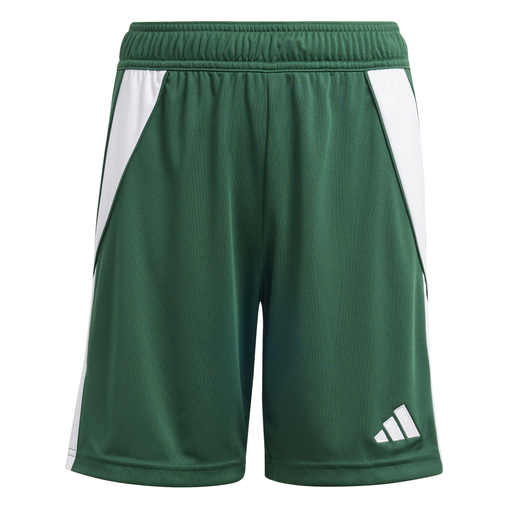 ADIDAS Tiro 24 Kids Shorts (team dark green/white) - Front View