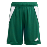 ADIDAS Tiro 24 Kids Shorts (team dark green/white) - Front View