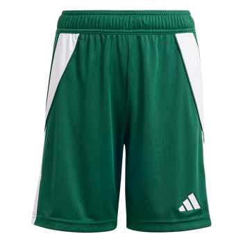 ADIDAS Tiro 24 Kids Shorts (team dark green/white) - Front View