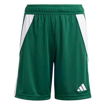 ADIDAS Tiro 24 Kids Shorts (team dark green/white) - Front View