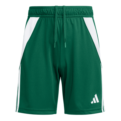 ADIDAS Tiro 24 Kids Shorts (team dark green/white) - Front View