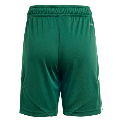 ADIDAS Tiro 24 Kids Shorts (team dark green/white) - Back Center View