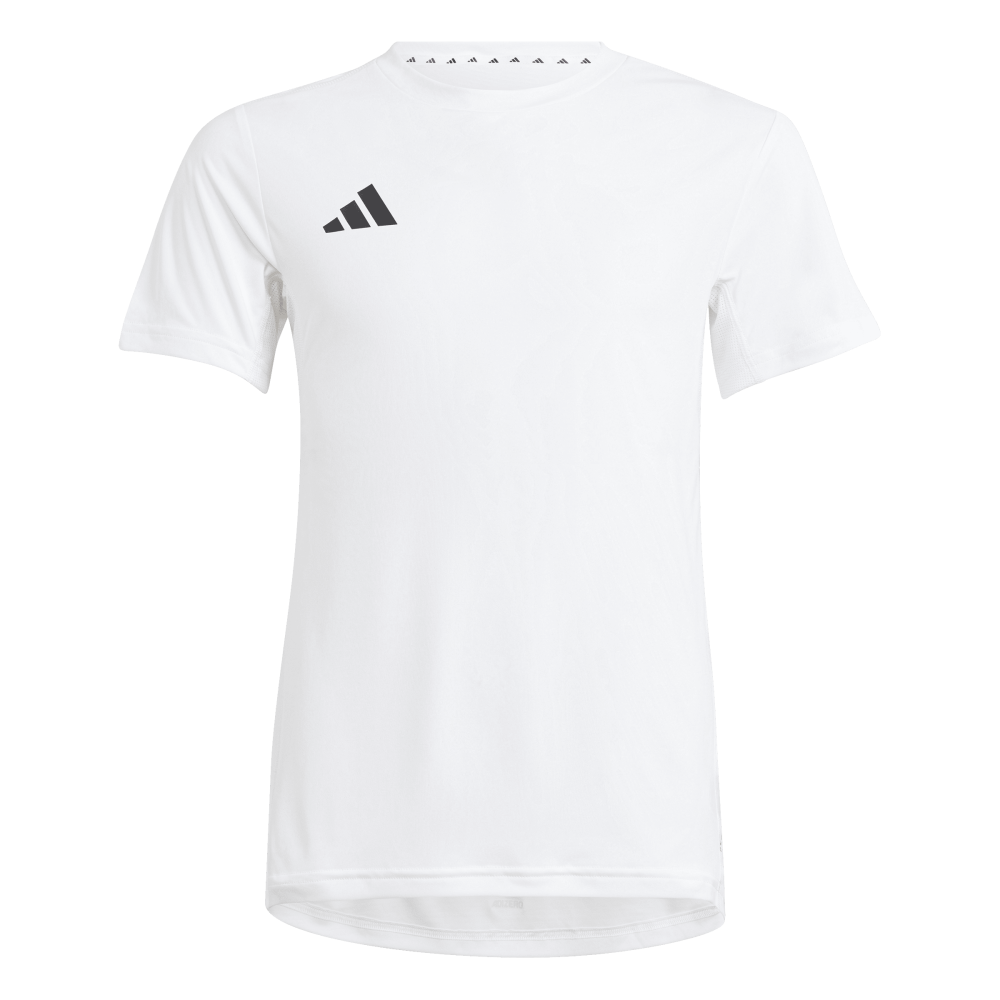 ADIDAS Adizero Team Kids T-Shirt (white/black) - Front View