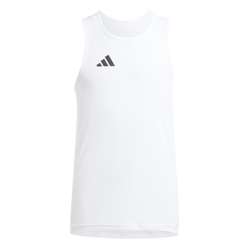 ADIDAS Adizero Team Kids Singlet (white/black) - Front View