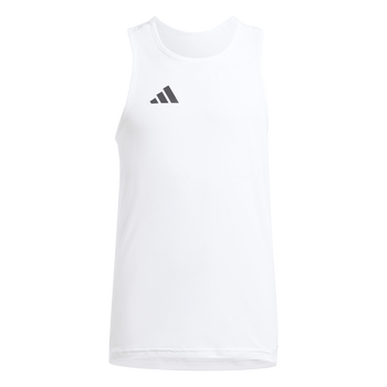 ADIDAS Adizero Team Kids Singlet (white/black) - Front Center View