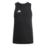 ADIDAS Adizero Team Kids Singlet (black/white) - Front View
