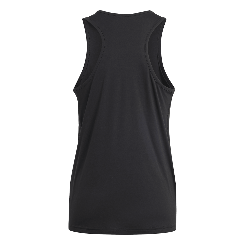 ADIDAS Adizero Team Kids Singlet (black/white) - Back Center View