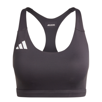 ADIDAS Adizero Essentials Run Medium-Support Sport-Bh Damen (black) - Front View