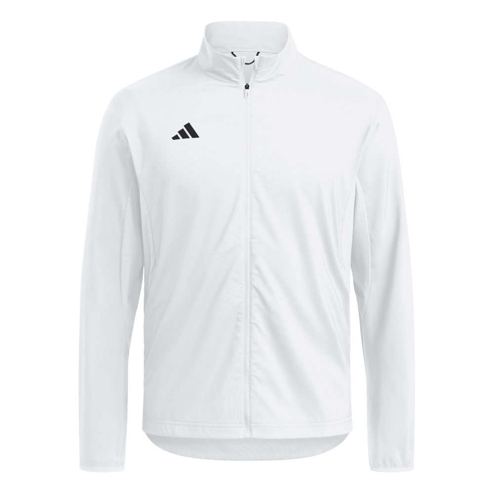 ADIDAS Adizero Essentials Laufjacke Herren (white) - Front View