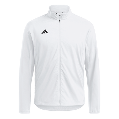 ADIDAS Adizero Essentials Laufjacke Herren (white) - Front View
