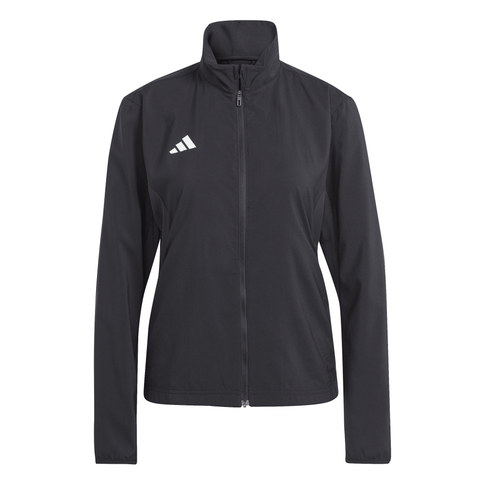 ADIDAS Adizero Essentials Laufjacke Damen (black) - Front View