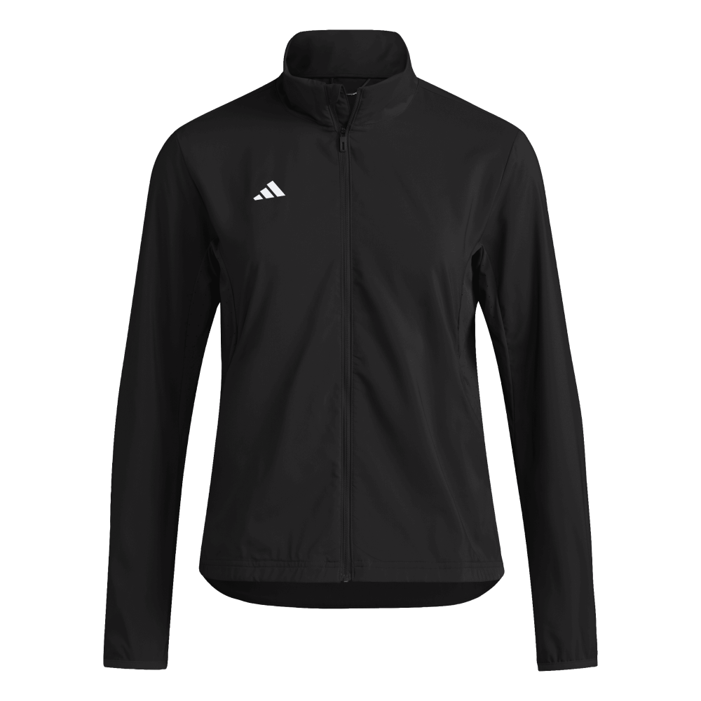 ADIDAS Adizero Essentials Laufjacke Damen (black) - Front View