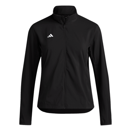ADIDAS Adizero Essentials Laufjacke Damen (black) - Front View