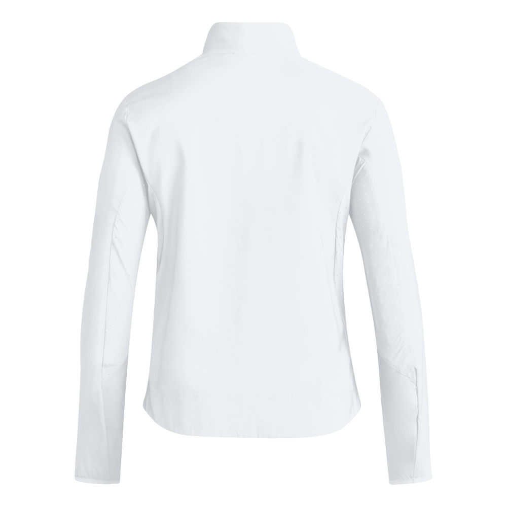 ADIDAS Adizero Essentials Laufjacke Damen (white) - Back View